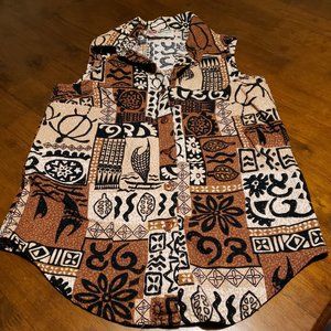 HILO HATTIE - THE HAWAIIAN ORIGINAL - WOMENS SLEEVELESS TANK TOP - SIZE XS